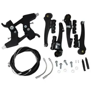 Frenos V Brake con manijas PVC