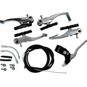 Frenos V Brake HX-B10 con manijas aluminio