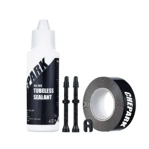 Kit tubelizado liquido 120ml + valvula 60mm + cinta CHEPARK