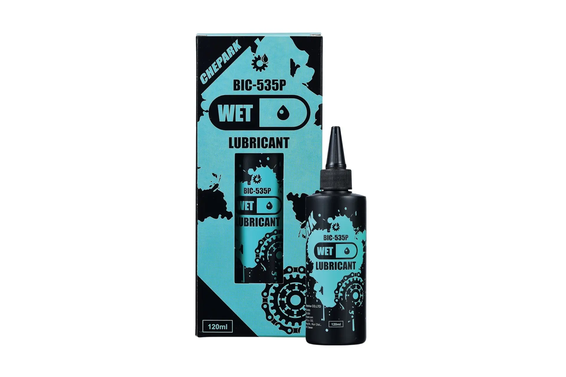 Lubricante para cadena CHEPARK humedo 120ml