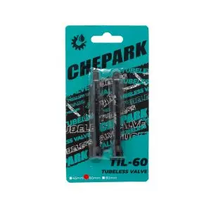 Valvula tubless negro CHEPARK 60mm