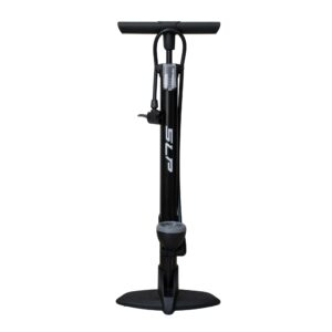 Inflador de pie aluminio con medidor y picos SLP LC-3861-D