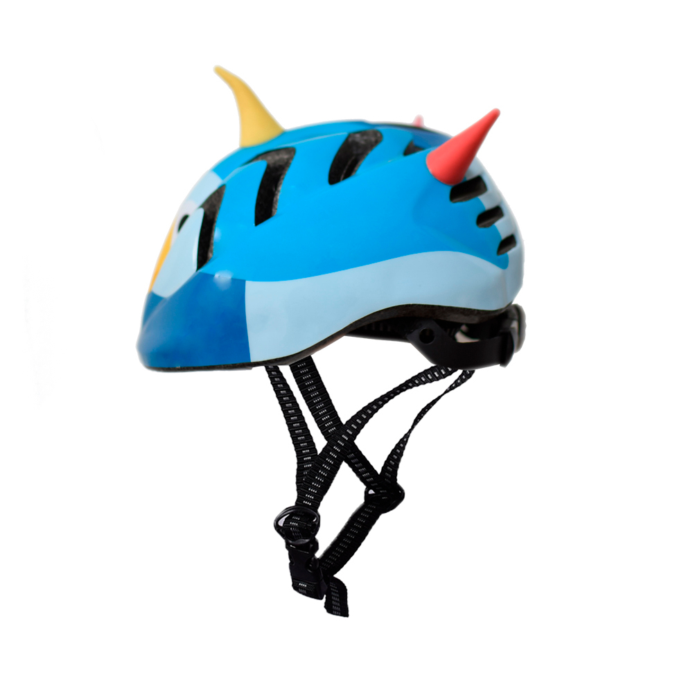 Casco infantil de animales celeste SLP - Imagen 2
